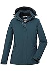 killtec Damen Funktionsjacke/Outdoorjacke mit abzippbarer Kapuze KOW 37 WMN JCKT, hellpetrol, 50, 39702-000