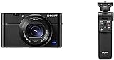 Sony RX100 V | Premium-Kompaktkamera (1,0-Typ-Sensor, 24-70 mm F1.8-2.8-Zeiss-Objektiv, 4K-Filmaufnahmen und neigbares Display) + Bluetooth Handgriff
