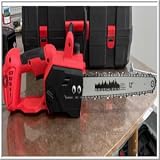 Roadtime 12-Zoll Akku-Kettensäge kompatibel für Makita 18V Akku(ohne Akku),Bürstenlose Baumsäge mit 2 Ersatzkette,Mini-kettensäge mit Brillen und Handschuhe zum Holzschneiden und Baumb