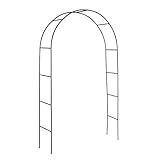 Metall Rosenbogen grün 240 cm - Torbogen Rankgitter Gartenbogen Rankhilfe Rankg