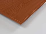 MySpiegel.de Tischplatte Holz Zuschnitt nach Maß Beschichtete Holzdekorplatte (30 x 30 cm, Kirsche Acco)