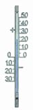 TFA Dostmann Analoges Außenthermometer, aus Metall, wetterfest, freistehende Gradzahlen,L 100 x B 17 x H 428 mm