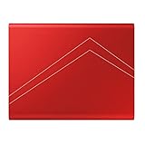 WEIQI Wallpaper SSD Ultra Speed Externer, schlanke Externe Festplatte, tragbare und große Fähigkeit Mobile Solid State Drive für Laptops Desktopgeschenk für den Menschen,Rot,1TB