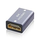 VCELINK HDMI Kupplung 8K, HDMI Verbinder 2.1, HDMI Buchse auf Buchse, Unterstützt 8K@60Hz/ 4K@120Hz UHD,7680 * 4320 Auflösung, 3D, HDR, eARC für Laptop, PCs, Monitor, Roku TV