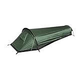 PPLAS Zelt Camping ultraleichtes Zelt, Reiserucksack Einzelzelt, Grünes Zelt des Armees 100% wasserdichte Schlafsack trekkingzelt (Color : ArmyGreen)