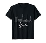 Berlin Skyline Souvenir Hauptstadt Städtetrip Deutschland T-Shirt