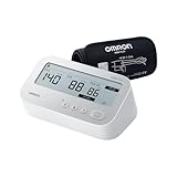 OMRON X4 Connect AFib - Automatisches Blutdruckmessgerät mit App und Bluetooth, Oberarm-Blutdruckmessgerät mit Vorhofflimmern (AFib) Erkennung | klinisch validiert | Diabetiker & Schwangere | 22-42