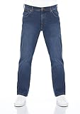 Wrangler Herren Jeans Texas Stretch Regular Fit Jeanshose Straight Denim Hose 99% Baumwolle Blau W30-W44, Größe:W 34 L 30, Farbauswahl:Blue Blast (W121HN11Y)