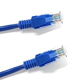 MSC Cat5e Ethernetkabel Ethernetkabel/Internetkabel LAN RJ45 Stecker snagless Breitband Patchkabel Fire Stick, Smart TV, PC, Laptop Kabel/Zubehör (1m, 2m, 3m, 5m, 10m, 20m Blau) 10m