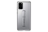 Samsung Protective Standing Smartphone Cover EF-RG985 für Galaxy S20+ | S20+ 5G Handy-Hülle, Schutz, ausklappbarer Standfuß, griffige Oberfläche, silber - 6.7 Z