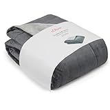 s.Oliver Doublesoft Kuscheldecke 150x200 - super kuschelig & warm, Polyesterflausch Decke grau hellg