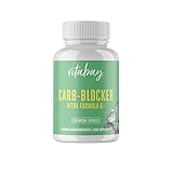 Vitabay Carb-Blocker - Ultra Formula G+ • 120 Kapseln • Natürlicher Appetitzügler • Langzeitwirkung