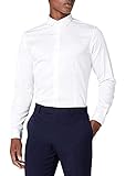 JACK & JONES Herren Jjprparma Shirt L/s Noos Businesshemd, Weiß (White), Medium
