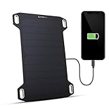 Sunnybag Leaf Mini | Solar Ladegerät mit 5 Watt Leistung | Unterwegs Handy Laden mit Solar Panels | Ultra-leicht, kompakt und wasserfest | nur 158g | USB solar Charger für Wandern, Camping, Outdoor
