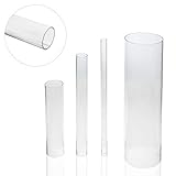 EH Design PLEXIGLAS® XT Rohr – farbloses, transparentes Kunststoff-Rohr aus Acrylglas XT klar – Zuschnitt 30/26mm, Länge 1.000mm