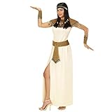 Widmann 67702 - Kostüm Cleopatra, Kleid, Gürtel, Kragen, Armbänder und Kopfschmuck, Antike, Göttin, Pharaonen, Karneval, Mottoparty