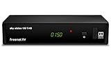 Sky vision 150 T-HD – DVB-T2 Receiver (Digitaler HD Empfänger, freenet TV, Antennen-Receiver, HEVC H.265 Decoder, HDMI, USB 2.0, LAN, SCART, DOLBY DIGITAL PLUS), Schwarz