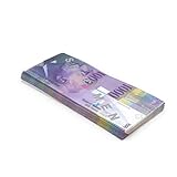 Scratch Cash 100 x 1000 Schweizer Franken Achte Serie Geld zum Spielen (150% erhöht)