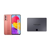 Samsung Galaxy M13 4GB/128GB Orange (Orange Copper) Dual SIM M135F & 870 QVO SATA III 2,5 Zoll SSD, 1 TB, 560 MB/s Lesen, 530 MB/s Schreiben, Internes Solid State Drive, schnelle Festplatte