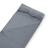 Mivall Schlafsack Inlay Baumwolle »dünn, Ultraleicht, kleines Packmaß & platzsparend« Kompakter Liner für Reisen [Backpacker] im Sommer