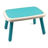 Smoby - Kid Tisch Blau – Design Kindertisch für Kinder ab 18 Monaten, für Innen und Außen, Kunststoff, ideal für Garten, Terrasse, Kinderzimmer