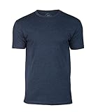 True Classic Tees Premium Herren T-Shirts - Classic Crew T-Shirt, Premium Fitted Herren Shirts, Größe S bis XXXL, Marineblau, XL