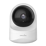Wansview Überwachungskamera innen,WLAN IP Kamera 2K für Baby,Haustier mit Datenschutzbereich,Zwei-Wege-Audio,2,4 GHz WiFi,kompatibel mit Alexa Q6
