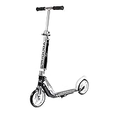 HUDORA BigWheel 180 Scooter - Tretroller für Kinder und Erwachsene - Roller ab 6 Jahre - Cityroller bis zu 100 kg - Klappbar & Höhenverstellbar - Mit Tragegurt