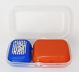 TUPPERWARE Lunchbox Twin Set Maxi Transparent + Gr.2 Ziegelrot + Gr.1 Donald blau + Vergiss Mich Nicht Kühlschrank