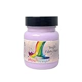artcraft by anglo Permanente Pastellviolette Stofffarbe, Textilfarben in 60 ml Ideal zum Malen auf Kleidung, T-Shirts, Jeans, Taschen und L