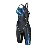 ZAOSU Wettkampf-Schwimmanzug Z-Fire III - Badeanzug mit Bein für Damen und Mädchen, Größe:46