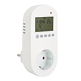 XINL Thermostat, Steckdosen-Thermostat, programmierbare Plug-In-Installation, Anpassung der Temperatur für Magnetventile oder Heizungen für elektrische Kugelhähne