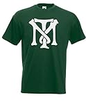 T-Shirt - Tony Montana Logo Scarface (Grün, XL)