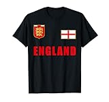 England Fußball Trikot Engländer Englisches Löwen Fan Outfit T-Shirt