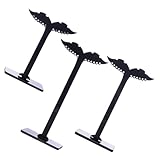 WOFASHPURET 1 Satz Ohrringhalter Hängender Schmuckorganisator Halskettenständer Anbieter Zeitungsständer Schmuckbaumständer Ohrring-display-halter Schmuck-organizer-ständer Acryl Black 3