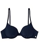 Marc O'Polo Damen Bikini Top - 146424, Farbe:Blauschwarz, Größe Cup:38B