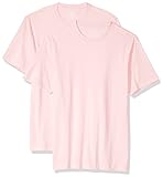 Amazon Essentials 2-Pack Slim-Fit Short-Sleeve Crewneck fashion-t-shirts, Light Pink, XX-Large