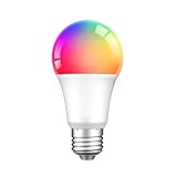 Smart Lampe, 12W Farbwechsel LED Licht E27, Voice Control, Timer Funktion, smart Leben APP Kompatibel mit Alexa Google Hause, für Party Dekoration, Smart Home Lightin