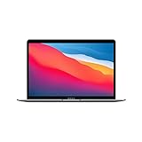 Apple 2020 MacBook Air Laptop M1 Chip, 13' Retina Display, 8 GB RAM, 512 GB SSD Speicher, Beleuchtete Tastatur, FaceTime HD Kamera, Touch ID, Space Grau