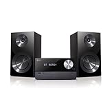 LG Electronics CM2460DAB Mini Hifi-Anlage mit Digital Radio, mit USB, Schw