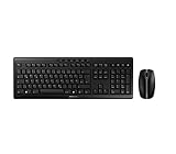 CHERRY Stream Desktop - Tastatur & Maus Set - kabellos - QWERTZ - deutsches Layout - schwarz, JD-8500DE-2