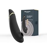 Womanizer Premium 2 Klitoris-Sauger –Saugspielzeug mit Autopilot und Smart Silence – Wasserdichter Klitoris-Stimulator mit 14 Sauggeschwindigkeiten – Vibrierendes Sexspielzeug für Frauen - Schw