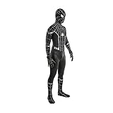 AMIMES Halloween Kostüm Erstaunlich Spiderman Erwachsene Kinder Schwarz-feste Bodysuit Anzug-Thema-Partei Super Hero Kostüm (Color : Black, Size : Adult XXL)