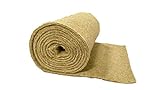 pemmiproducts Nager-Teppich aus 100% Hanf, 120 x 50 cm 10 mm dick, Nagermatte geeignet als Käfig Bodenbedeckung z.B. für Kaninchen, Meerschweinchen, Hamster, Ratten, Degus und andere Nager.