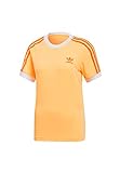 adidas Originals 3 Stripes T-Shirt Damen Orange