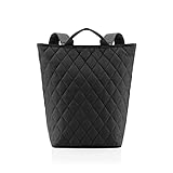 Reisenthel shopper-backpack rhombus black - urbaner und stylischer Rucksack, Laptopfach, modernes Design, Farbe:rhombus black