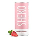 Abnehmshake Erdbeere - Erdbeere Protein Pulver - 25 Portionen Mahlzeit Ersatz - Ideal als Eiweißshake oder Proteindrink - Glutenfrei & Vegetarisch