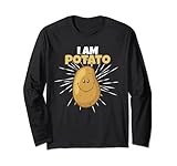 Gemüse Humor I Kartoffel Meme I Couch Potato Langarmshirt