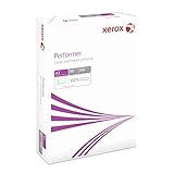 Xerox 003R90569 Performer Kopier-/Drucker-/Universalpapier, DIN A3, 80 g/m², 1 Pack a 500 Blatt, weiß