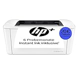 HP Laserjet M110we Laserdrucker, Monolaser, HP+, Drucker, WLAN, Airprint, Schwarz-weiß-Drucker, Inklusive 6 Probemonate HP Instant Ink